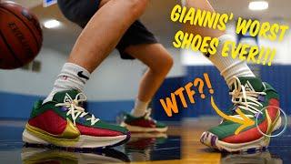 Testing Giannis Antetokounmpo’s WORST Basketball Sneaker EVER Nike Freak 5 Performance Review