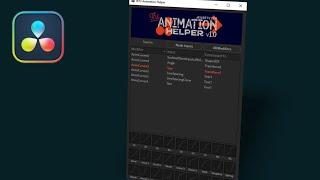 Animation helper for Fusion - DaVinci Resolve