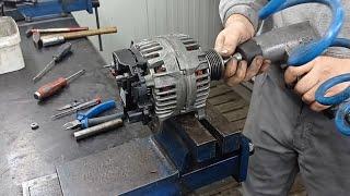 How to Repair alternator BOSCH Audi Seat Skoda Volkswagen  Remont alternatora