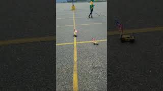 fun with RC cars outdoors with broken Group GALAXY live