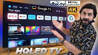 Haier 65 Inch 4K HQLED TV UnboxingP7 Series with Google TV  DOLBY ATMOS VISION  Model H65P7UX 