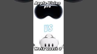 Apple vision pro vs meta quest 3 VR Headset  #AppleVisionPro #MetaQuest3 #shorts