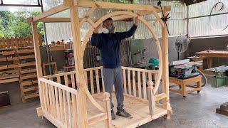 Woodworking Ideas To Improve Your Garden  How To Build A Detailed Wooden Hut - Easy To Do
