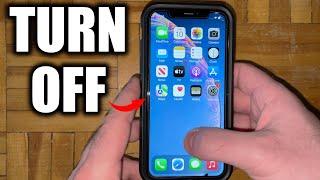 How to Turn Off Any iPhone Without Touch Screen No Restart