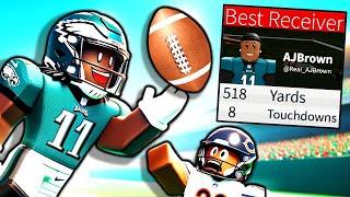 Fake AJ BROWN Gets BEST WR in Roblox Football Fusion 2