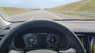 ILE PALI ?? VOLVO V60 II B3 Mild Hybrid 163HP 120KMH test spalania fuel consumption POV driving