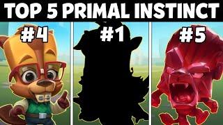 Top 5 Primal Instincts   Zooba