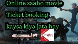 How to book ticket online of sahoo