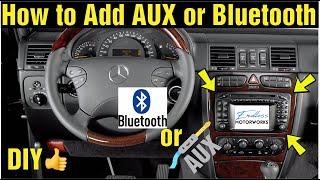 Install Aux or Bluetooth Connectivity on a Mercedes-Benz with a Command 2.0 Navigation How to DIY