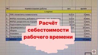 РАСЧЕТ СЕБЕСТОИМОСТИ РАБОЧЕГО ВРЕМЕНИКАК ОПРЕДЕЛИТЬ ЗАРПЛАТУ ПОМОЩНИКА