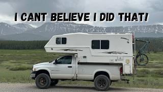 Remote Truck Camper Living in The Mountains-Albertas Back Country