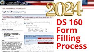 HOW TO FILL DS 160 FORM FOR USA VISA  Visa Application Step by Step
