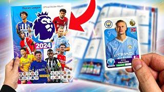 FILLING my NEW Panini PREMIER LEAGUE 2024 *HARDBACK* STICKER ALBUM Pack Opening