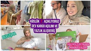 KÜSLÜK İŞTE AÇIKLIYORUZ KIZLARA YAZLIK ALIŞVERİŞ YAPTIM HALI KOLTUK YIKAMA MAKİNASI ALDIM