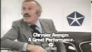 Bruce Forsyth Chrysler Avenger Vintage British TV  Commercial