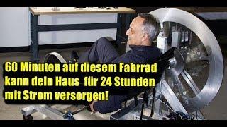 60 min. auf diesem #Fahrrad kann dein Haus für 24 Stunden mit #StromVersorgen ►►INFO▼▼↓