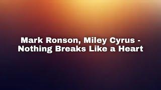 Mark Ronson Miley Cyrus - Nothing Breaks Like a Heart. Транскрипция на русском.