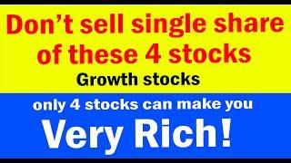 Dont sell single share of these 4 Stocks  Best stocks to invest now  Multibagger stocks for Rich