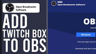 How to Add Twitch Chat Box to OBS Easy Tutorial