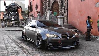 BMW M3 E92  Forza Horizon 5  Steering Wheel Gameplay