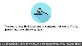 What happens when the parent ordered to pay support has money to pay but still won’t pay?