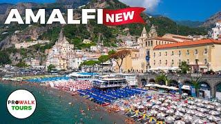 Amalfi & Atrani Italy Walking Tour - 4K 60fps with Captions *NEW*