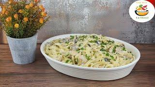 Home-made Chicken Fettuccine Alfredo RecipeQuick & Easy Dinner RecipeCreamy Alfredo Recipe