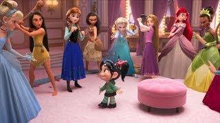 Vanellope meets Disney Princesses  Wreck-It Ralph 2 Ralph Breaks the Internet   Animated Stories