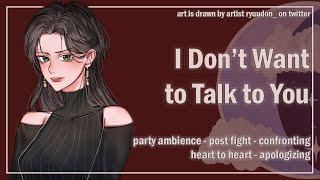 Of Course I Missed You Post-Fight Confronting Making Up F4A ASMR Roleplay