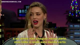 Amber Heard no James Corden LEGENDADO PTBR