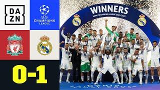 Vinicius & Courtois sichern Titel Nr. 14 Liverpool – Real Madrid 01  UEFA Champions League  DAZN