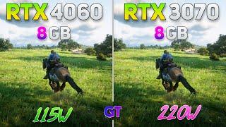 RTX 4060 vs RTX 3070   Gaming Benchmark  Test in 12 Games 