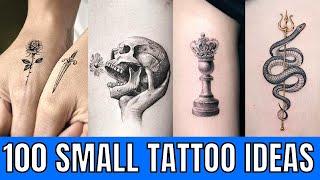 100 Best Small Tattoos  Most Unique & Trendy Small Tattoo Designs