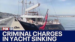 Criminal Charges Possible In Sinking Of Superyacht FOX 13 Seattle