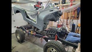 92 Jeep YJ Restoration - Frame to painted body build