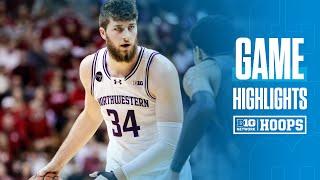 Northwestern at Indiana  Highlights  Big Ten Mens Basketball  Feb. 18 2024