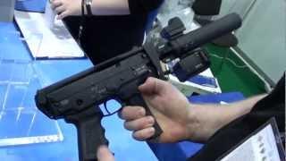 PP-2011 Kedr-Para submachine gun 9mm LugerPara .Moscow INTERPOLITEX 2012