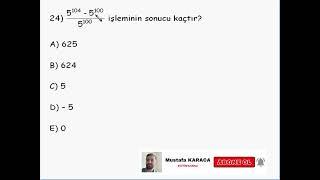 Eşitsizlik ve mutlak değer alıştırmaları bölüm 8 - Matematik Dersleri