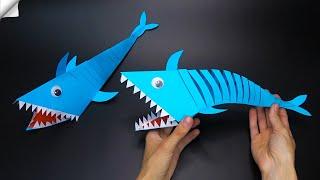 Moving Paper Shark  Paper Crafts