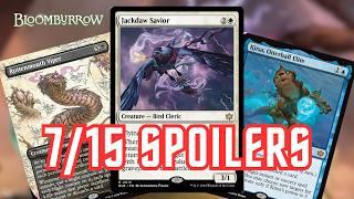 Bloomburrow 715 Spoilers - White Flying Recursion Insane Snake Otter Legend