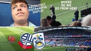 BOLTON GET HUMILIATED BY HUDDERSFIELD 4-0  SHOULD EVATT STAY OR GO ? BWFC V HTFC