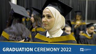 Mixed Feelings at UKH Graduation Ceremony - Class of 2022