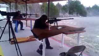 Barrett M82 .50 BMG and Zastava M93 Black Arrow .50 BMG Synchronous Firing