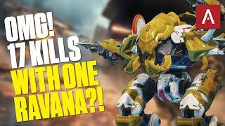 War Robots - 17 Kills One Robot New Best Setup For Ravana? WR Ravana Gameplay