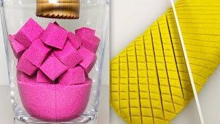 Very Satisfying Video Compilation 89 Kinetic Sand Cutting ASMR