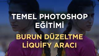 PHOTOSHOP BURUN DÜZELTME - FOTOĞRAFTA BURUN KÜÇÜLTME