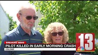 Neighbors near Colonie plane crash say homes shook