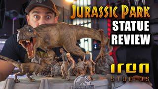 Iron Studios Jurassic Park Final Scene Statue Review