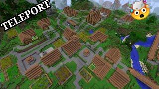 How to teleport to village in Minecraft