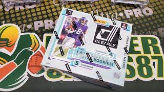 2022 Clearly Donruss Football Hobby Box Opening Solid Box
